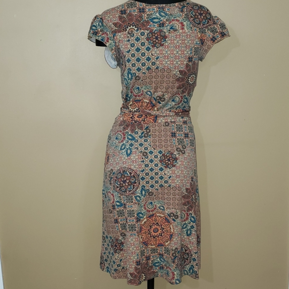 Necessary Objects Printed Wrap Dress - image 2
